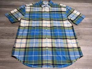 Camisa De Colección Enyce Manga Corta A Cuadros Abotonada Patinador Hip Hop Streetwear 2XL - Imagen 1 de 7