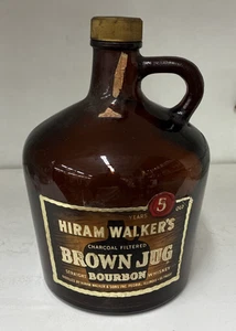 Brocca vuota Hiram Walker's marrone oro top etichetta immacolata senza graffi - Foto 1 di 6