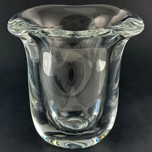 KOSTA BODA ART GLAS Vase von Göran Wärff — Swirl Design, signiert & nummeriert, SCHÖN - Bild 1 von 6