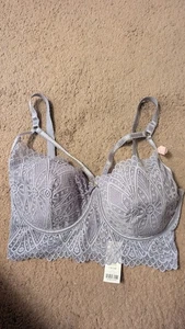 34F BOUX AVENUE LONGLINE-BH MIT BÜGEL TAUBE ODETTE DEKO NEU OHNE ETIKETT UVP £36 - Bild 1 von 3