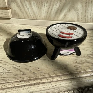 Juego de coctelera de sal y pimienta vintage para barbacoa de carbón con marca “C.A.”. - Imagen 1 de 6