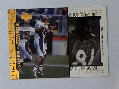 SHANNON SHARPE 1998 Upper Deck Super Powers #S14 Broncos HOF - Image 1 of 2