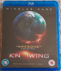 KNOWING BLU-RAY NICOLAS CAGE ROSE BYRNE  - Picture 1 of 2