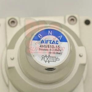 New 4 way 2 position Manual Hand Lever Pneumatic Valve 1/2" BSPT 4HV410-15   /RS - Picture 1 of 8