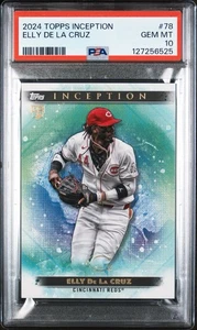 Elly De La Cruz 2024 Topps Inception #78 Rookie RC PSA 10 - Picture 1 of 2