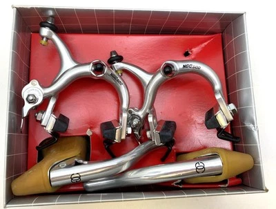 NOS Vintage Dia Compe GRAN COMPE NGC 500 Alloy Bicycle sidepull BRAKE SET - Image 1 of 4