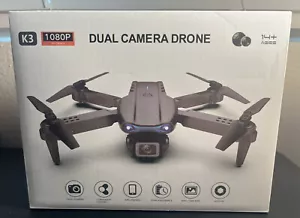 K3 Quadcopter Drone with Dual 1080p Camera NEW - Picture 1 of 5