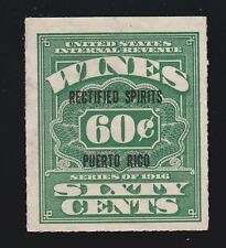 US Puerto Rico RE29 60c Wine Stamp Mint VF-XF NG SCV $110