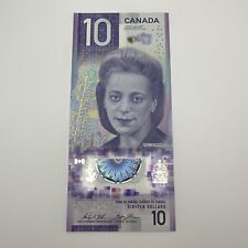 UNC 2018 Bank of Canada Wilkins-Polos 10 Dollars Banknote FTW1094516
