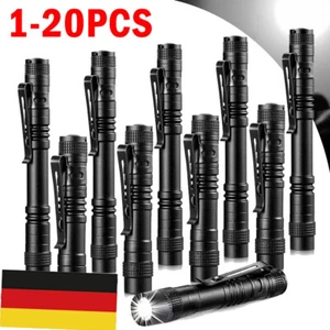 10/20Stück LED Taschenlampe Lampe 3000Lm Super Helle Mini Licht Lampe Taschen - Bild 1 von 16