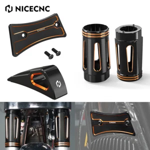 NICECNC Front Fork Slider Covers For Harley Road Glide Special FLTRXS 2017-2023 - Picture 1 of 8