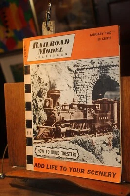 Vintage Railroad Model Craftsman Magazine January 1960 - Image 1 of 2