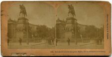 Stereophoto Berlin, Statue Friedrichs d Großen, v. 1884