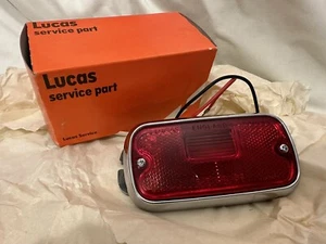 ORIGINAL LUCAS L857 ROLLS ROYCE SILVER SHADOW RED LHRR RHFA SIDE LIGHT NEW - Picture 1 of 6