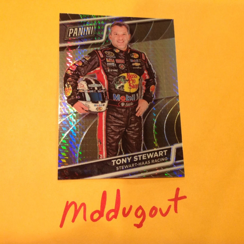TONY STEWART #95 Bass Pro S 2016 Panini National VIP Gold Prizm Pulsar Refractor - Image 1 of 1