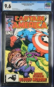 CAPTAIN AMERICA #313 (1986) CGC 9.6 DEATH OF MODOK - Picture 1 of 2