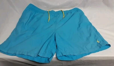 Polo Ralph Lauren Swim Ocean Blue Trunk Briefs Swimming Shorts Large - Image 1 of 4