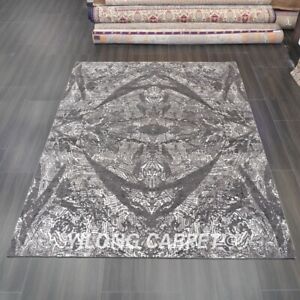 8x10ft Handmade Wool Carpet Contemporary Rug Home Indoor Rug Luxury RugP10