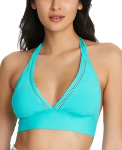 Bleu Rod Beattie WAVE RUNNER Halter Bikini Swim Top, US 4 - Picture 1 of 4