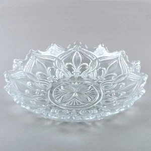 EAPG Bryce Higbee Arched Fleur-de-lis Large Bowl c.1900 - Picture 1 of 5