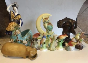 Bennington Pottery Hippo Bank Signed Rare Color Folk Art Original - Picture 1 of 12