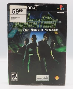 Syphon Filter: The Omega Strain Sony PS2 Game CIB w/ Slipcover NO US TARIFFS - Picture 1 of 7