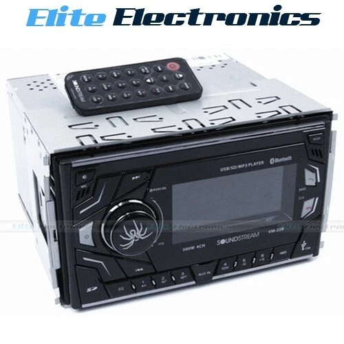SoundStream VM-22B Double DIN Bluetooth Mechless 32GB Receiver - Image 1 of 1