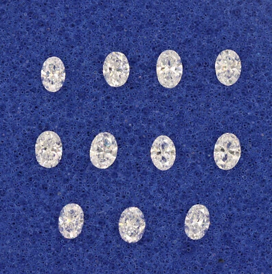 1 CT Loose Oval Lab Grown Diamonds for Engagement Ring - Image 1 of 4