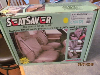 Seat Cover Seat Saver SS3394PCGY fits 09-10 Ford Flex with front bucket seats - Image 1 of 3