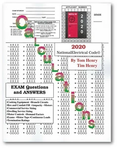2020 Calculations for the Electrical Exam based on NEC Code 2020 by Tom Henry - Picture 1 of 1