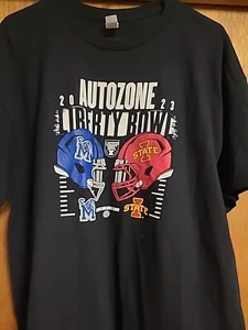 Camisa Oficial ISU Vs Memphis 2023 Liberty Bowl Talla XL Iowa State Cyclones - Imagen 1 de 6