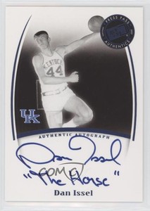2007-08 Press Pass Legends Saturday Signatures Incscriptions Dan Issel Auto HOF