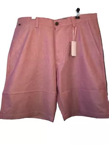 Cutter And Buck 36T NWT Bristol Oxford Mens Size Shorts BCB00058 Pink Color CE - Picture 1 of 19