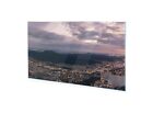 Glasbilder Wandbild Druck auf Glas Panorama von Bergen, Norwegen 140x70 cm