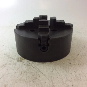 8" Chuck 4 Jaw Lathe Chuck, Reversible Jaws, Independent - Picture 1 of 7