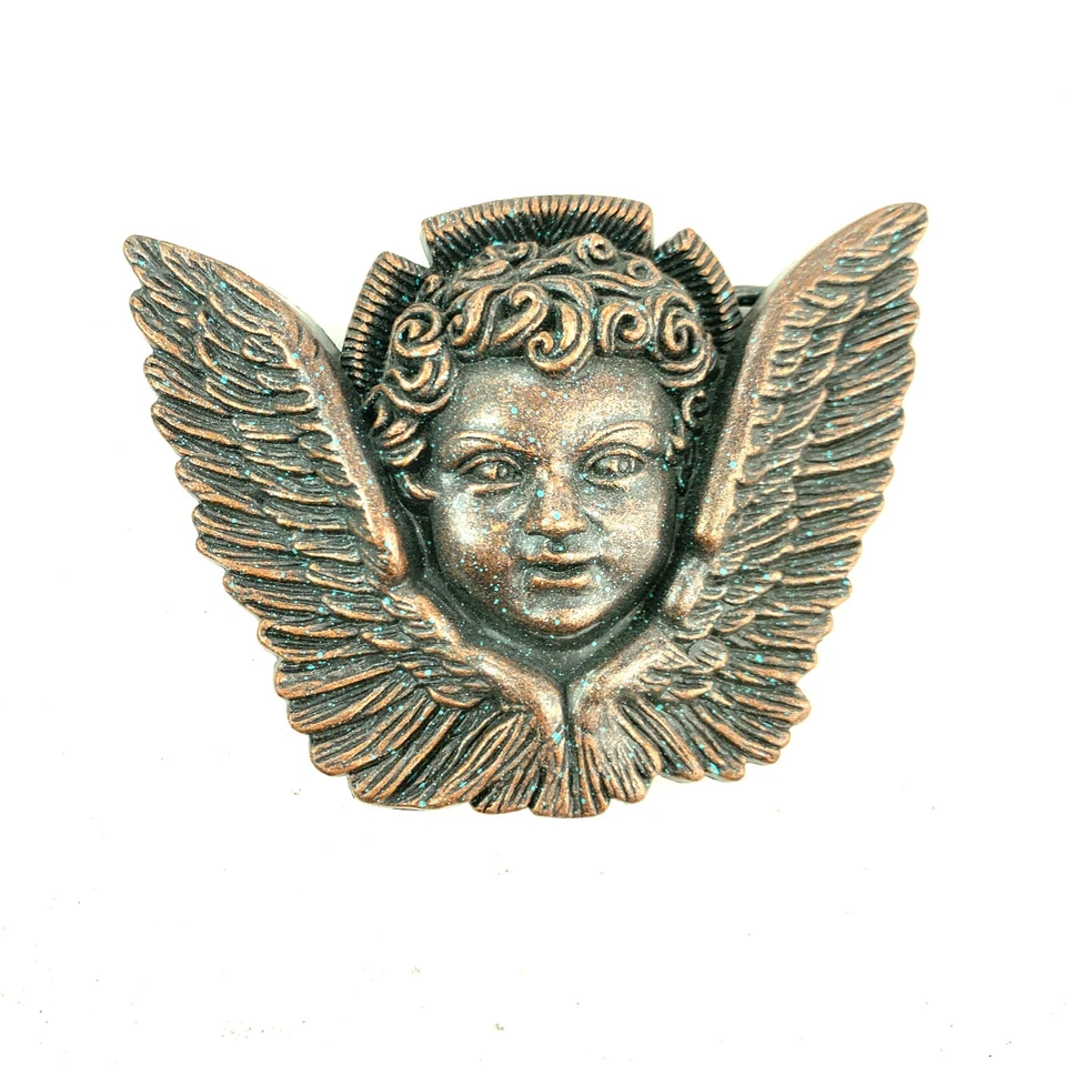 Washed Up Hollywood Angel Metal Belt Buckle Grunge Skull Punk Biker - Image 1 of 4