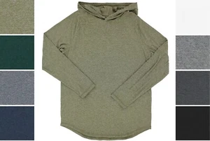 Camiseta True Classic Para Hombre con Capucha, Manga Larga Ligera Elastizada Jaspeada - Imagen 1 de 13