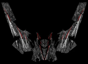 2022+ MATRYX SWITCHBACK XC SNOWMOBILE SLED WRAP DECALS Metal Rip tunnel - Picture 1 of 5