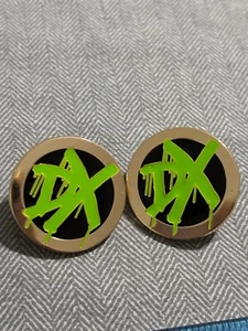DX Side Plate Pin Set WWE Slam Crate Exclusive Triple H Shawn Michaels - Picture 1 of 3