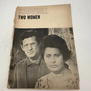 TWO WOMEN - THE SUTTON THEATRE SHOWBILL - SOPHIA LOREN - BELMONDO - JUNE - Picture 1 of 3