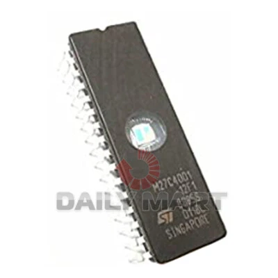 50PCS/New In Box STMICROELECTRONICS M27C4001-12F1 Integrated Circuits - Image 1 of 3
