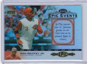 DA: 2006 Upper Deck Epic Events Baseball Card #EE69 Ken Griffey Jr. 034/675- NMt - Picture 1 of 2