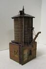 WATER TOWER. FINE SCALE MINIATURES. BUILT. WOOD. WEATHERED. DETAILED. NICE! HO