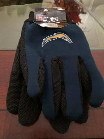 Los Angeles Chargers Sport Utility Gloves - Multicolored w/Black Palm Cover