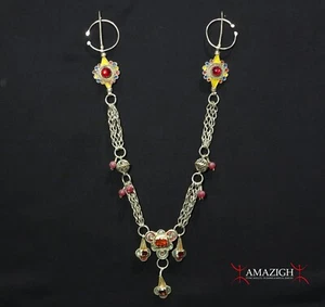 Old Pair Berber Fibulae – TIZERZAI – Souss Region, Morocco - Picture 1 of 5