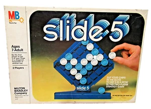 Milton Bradley 1980 SLIDE 5 Strategiespiel KOMPLETT - Bild 1 von 3