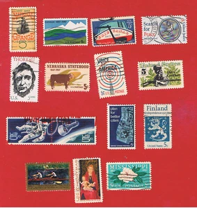#1323-1337 VF used 1967 Commemorative's Complete Free S/H - Picture 1 of 1