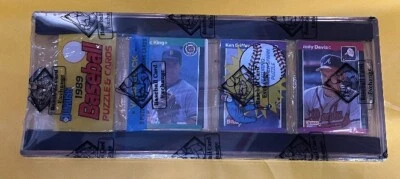 Donruss 1989 BÉISBOL 45 tarjetas RACK paquete Griffey RC novato en frente BBCE Foto 1 de 2