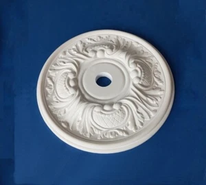 Gips-Stuck-Rosette-04, 30-cm - Bild 1 von 2
