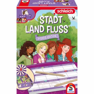 Schmidt Spiele Schleich Horse Club Stadt Land Fluss Kinderspiel Wissensspiel - Bild 1 von 2